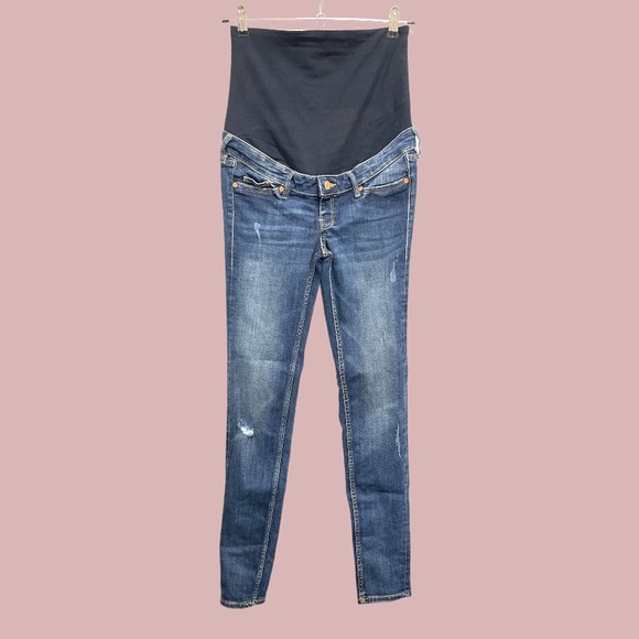 H&M Denim - H&M Skinny High Rib Mama Jeans